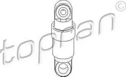 Topran 500 249 - Виброгаситель, поликлиновый ремень autospares.lv