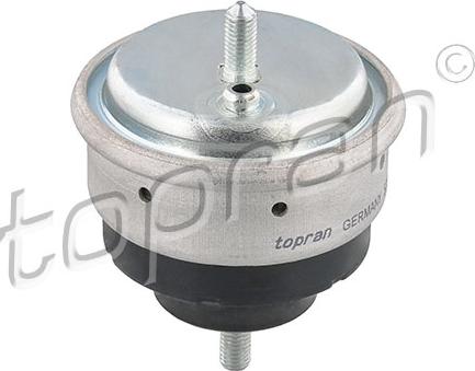 Topran 500 752 - Подушка, опора, подвеска двигателя autospares.lv