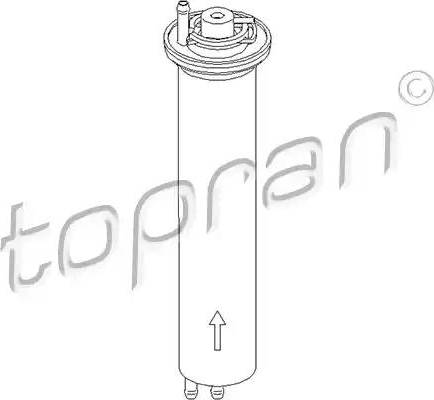 Topran 500 737 - Топливный фильтр autospares.lv
