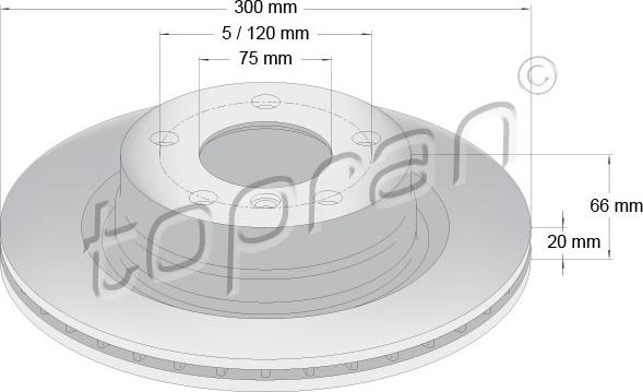 Topran 501 902 - Тормозной диск autospares.lv