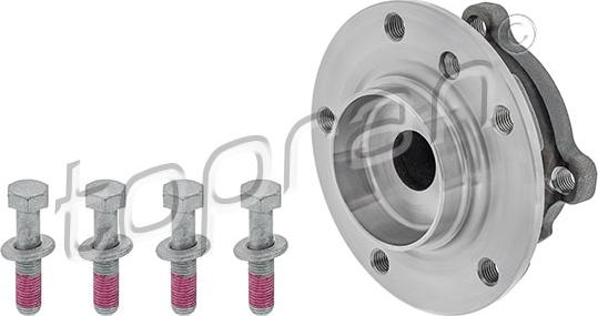 Topran 501 520 - Подшипник ступицы колеса, комплект autospares.lv