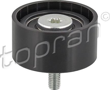 Topran 501 681 - Ролик, поликлиновый ремень autospares.lv