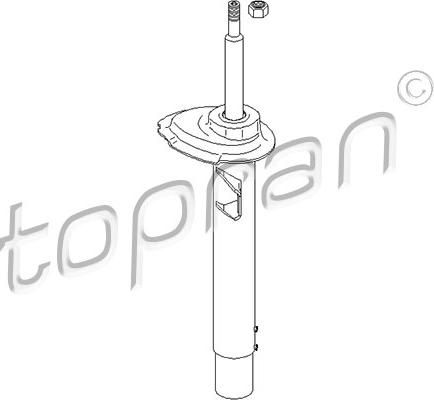 Topran 501 626 - Амортизатор autospares.lv