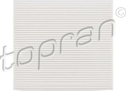 Topran 600 540 - Фильтр воздуха в салоне autospares.lv