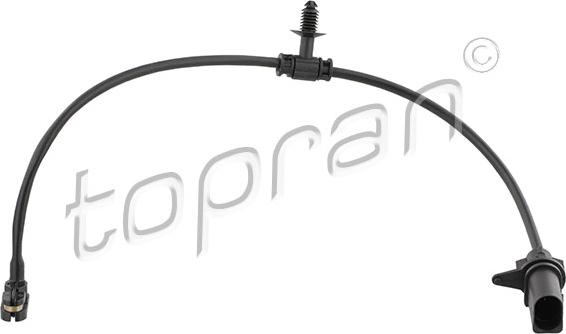 Topran 638 953 - Сигнализатор, износ тормозных колодок autospares.lv