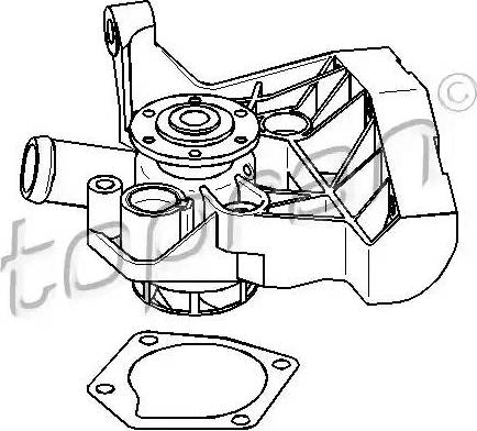 Topran 109 948 - Водяной насос autospares.lv