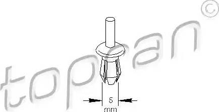 Topran 109 023 - Распорная заклепка autospares.lv