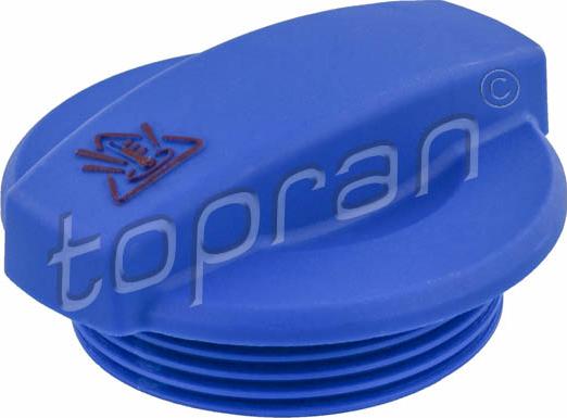 Topran 109 345 - Крышка, резервуар охлаждающей жидкости autospares.lv