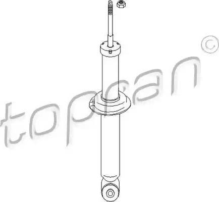 Topran 104 160 - Амортизатор autospares.lv