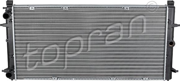 Topran 105 746 - Радиатор, охлаждение двигателя autospares.lv