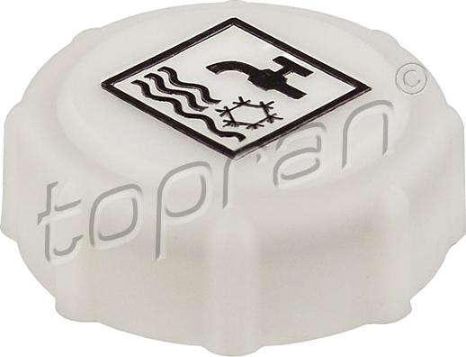 Topran 100 166 - Крышка, резервуар охлаждающей жидкости autospares.lv