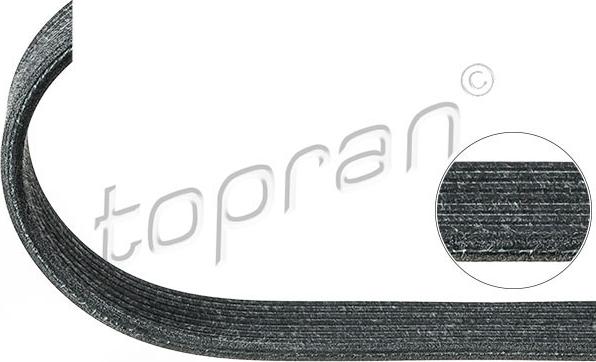 Topran 100 124 - Поликлиновой ремень autospares.lv