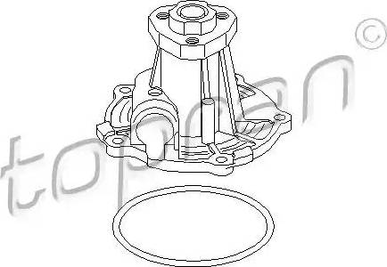 Topran 100 314 - Водяной насос autospares.lv