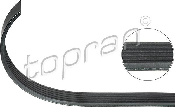 Topran 206 251 - Поликлиновой ремень autospares.lv