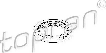 Topran 101 489 - Уплотняющее кольцо, коленчатый вал autospares.lv