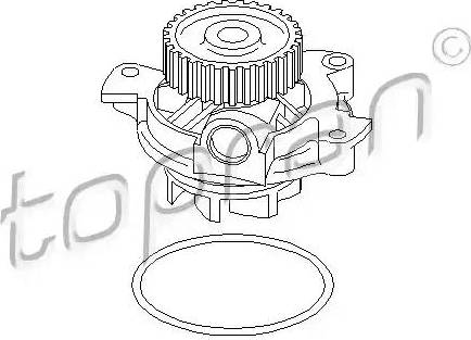 Topran 101 032 - Водяной насос autospares.lv