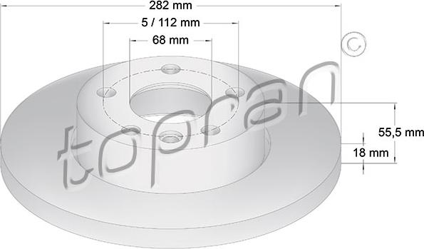 Topran 108 507 - Тормозной диск autospares.lv