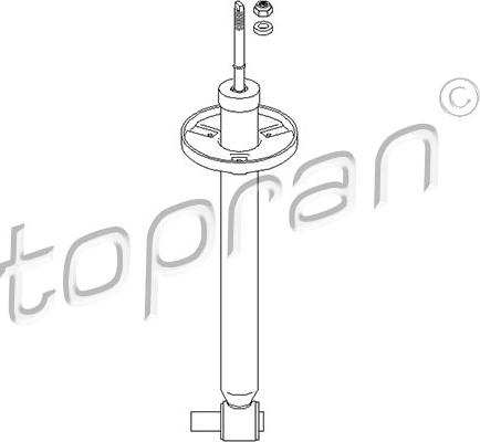 Topran 108 377 - Амортизатор autospares.lv