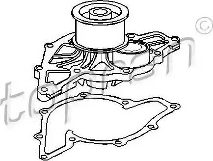 Topran 108 264 - Водяной насос autospares.lv