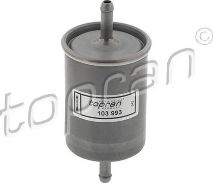 Topran 103 993 - Топливный фильтр autospares.lv