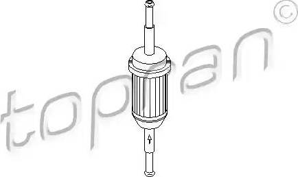 Topran 103 250 - Топливный фильтр autospares.lv