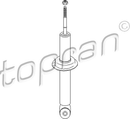 Topran 102 629 - Амортизатор autospares.lv