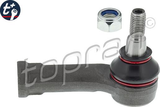 Topran 107 531 - Наконечник рулевой тяги, шарнир autospares.lv