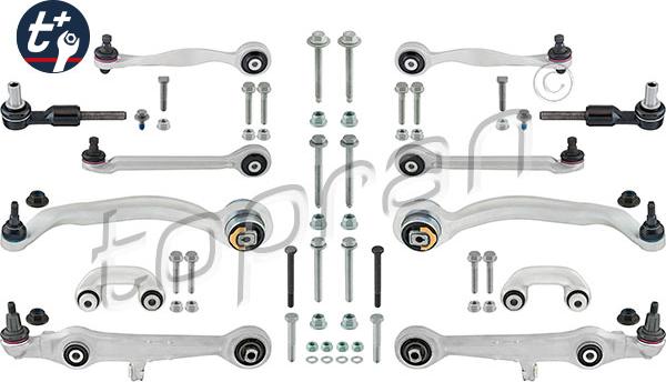 Topran 114 522 - Подвеска колеса, комплект autospares.lv