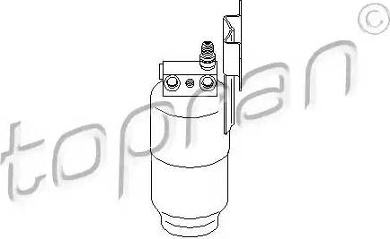 Topran 110 866 - Осушитель, кондиционер autospares.lv