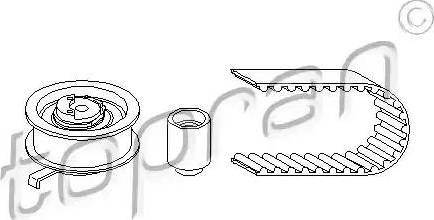 Topran 111 192 - Комплект зубчатого ремня ГРМ autospares.lv
