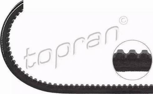 Topran 100 324 - Клиновой ремень, поперечные рёбра autospares.lv