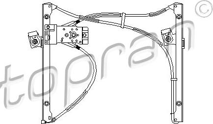 Topran 111 708 - Стеклоподъемник autospares.lv