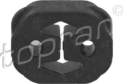 Topran 118 736 - Кронштейн, втулка, система выпуска ОГ autospares.lv
