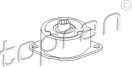 Topran 113 205 - Натяжитель, поликлиновый ремень autospares.lv