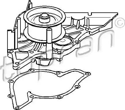 Topran 112 942 - Водяной насос autospares.lv