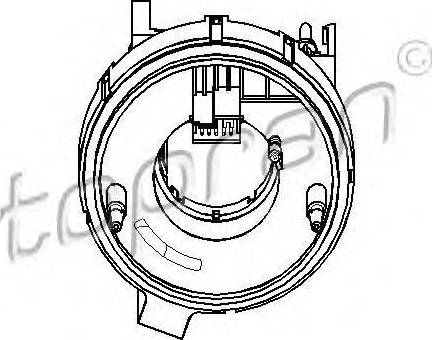 Topran 112409755 - Датчик угла поворота руля autospares.lv