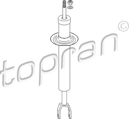 Topran 112 038 - Амортизатор autospares.lv