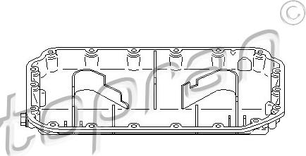 Topran 112 338 - Масляный поддон autospares.lv