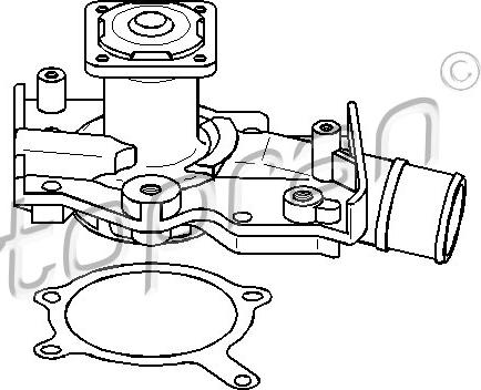 Topran 300 604 - Водяной насос autospares.lv