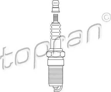 Topran 300 839 - Свеча зажигания autospares.lv