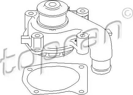 Topran 300 710 - Водяной насос autospares.lv