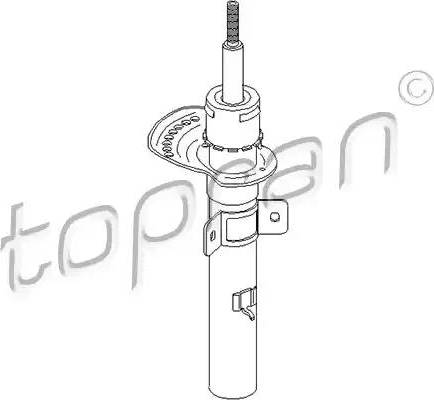 Topran 301 909 - Амортизатор autospares.lv