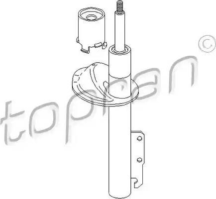 Topran 301 044 - Амортизатор autospares.lv