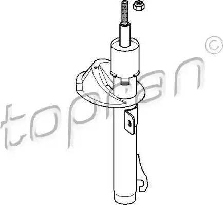 Topran 301 048 - Амортизатор autospares.lv