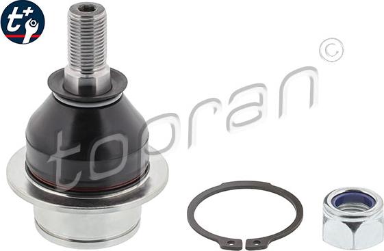 Topran 301 845 - Шаровая опора, несущий / направляющий шарнир autospares.lv