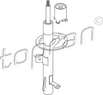 Topran 301 323 - Амортизатор autospares.lv