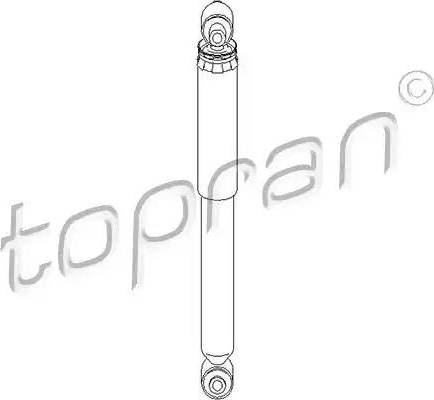 Topran 302 454 - Амортизатор autospares.lv