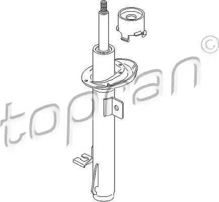 Topran 302 462 - Амортизатор autospares.lv