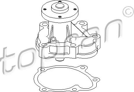 Topran 205 226 - Водяной насос autospares.lv