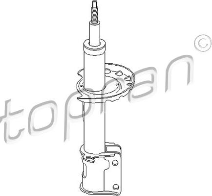 Topran 206 549 - Амортизатор autospares.lv